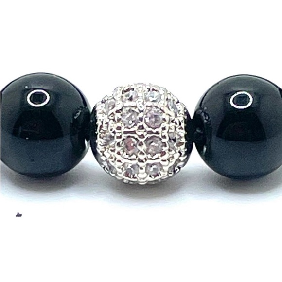 Aura Natural Stone Beaded Bracelet some with Swarovski Crystal - NWOT - Picture 14 of 16